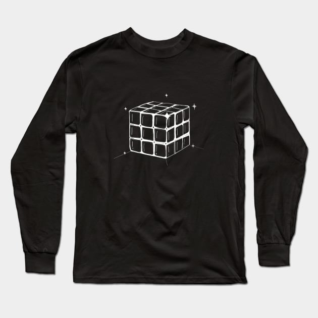 Rubik's Cube Long Sleeve T-Shirt by Emotions Capsule